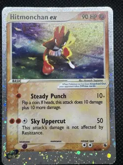 Pokemon Hitmonchan ex 98/109 EX Ruby & Sapphire Holo Rare 90HP - Image 4