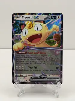 🔥Pokemon TCG-Meowth ex-062/088-Me03: Perfect Order-Holo-M/NM!🔥 - Image 1