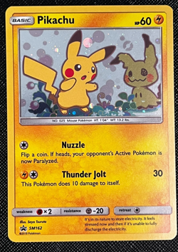 PIKACHU - SM162 HOLO PROMO SUN & MOON PROMO POKEMON - Image 1