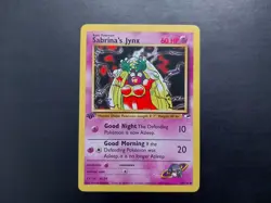 Pokemon - Sabrina's Jynx 59/132 Uncommon 1st Edition Gym Heroes - Image 1