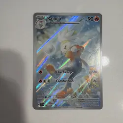Raboot 147/142 Illustration Rare Stellar Crown Pokemon Holo Near Mint - Image 1