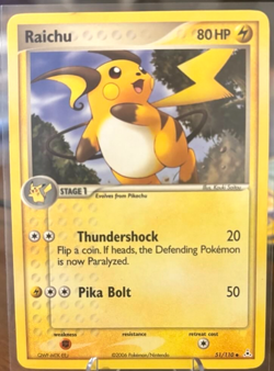 Raichu 51/110 Holon Phantoms Regular NM Free Shipping Uncommon Pokemon TCG - Image 1