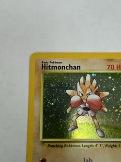 Wizards of the Coast Hitmonchan 8/130 Base Set 2 1999 Holo Rare Basic 70 HP - Image 2