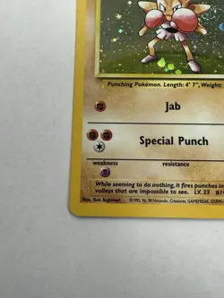 Wizards of the Coast Hitmonchan 8/130 Base Set 2 1999 Holo Rare Basic 70 HP - Image 3