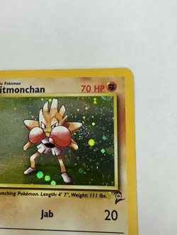 Wizards of the Coast Hitmonchan 8/130 Base Set 2 1999 Holo Rare Basic 70 HP - Image 5