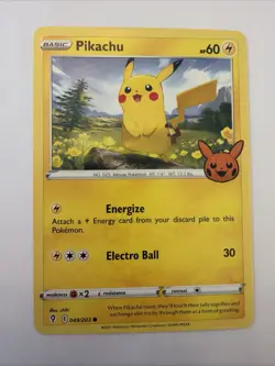 🎃⚡Pokemon TCG Evolving Skies Pikachu 048/203 NM/M Trick Or Trade 2022 - Image 1