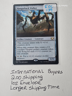 MTG Commander Card 139 Hangerback Walker - Destiny Awaits Its True Owner! - Image 1