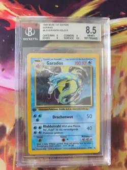 Pokemon Karte Card Gyarados Garados Base Set Holo 1. Edition Beckett BGS 8.5 - Image 2