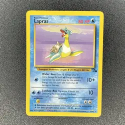 🔥 Lapras 25/62 🔥 Original Non Holo Rare Fossil Set Pokemon Card WOTC TCG 1999 - Image 2