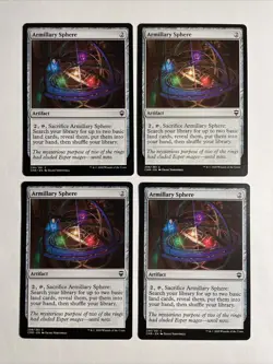 4x Mtg Commander Legends Armillary Sphere NM/M Magic The Gathering - Image 1