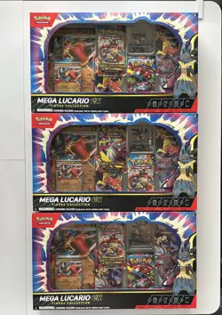 Mega Lucario EX Figure Collection Pokemon TCG Brand New/Sealed x1 - Image 1