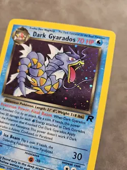 Pokemon TCG Dark Gyarados 8/82 Holo Rare Unlimited - WOTC Team Rocket - NM- - Image 3