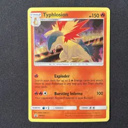 Typhlosion Holo SM185 SM Promo Pokemon Card - Image 2