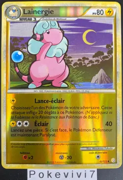 Carte Pokemon LAINERGIE 42/123 Reverse HGSS FR OCCASION - Image 1