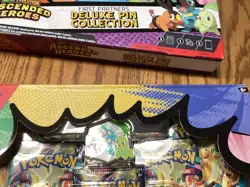 Pokemon Mega Evolutions Ascended Heroes Deluxe Pin Collection Lot Of 4 Read - Image 2