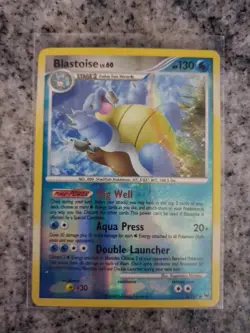 Pokemon TCG Blastoise Holo Rare Card 2/127 Platinum Base Set 2009 - Image 1