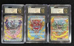 Pokemon Japanese CGC Pristine 10 Ogerpon Set - Hearthflame - Cornerstone - Teal - Image 1