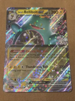 Ionos Bellibolt EX 53/159 Double Rare Holo NM/MINT Journey Together Pokemon - Image 1