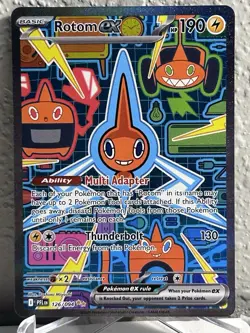 2025 Pokemon Phantasmal Flames Rotom ex Special Illustration Rare #126/094 - Image 1