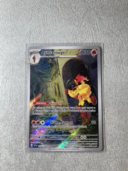 Pokemon TCG Armarouge 203/198 Scarlet Violet Base Illustration Rare NM - Image 1