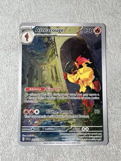 Pokemon TCG Armarouge 203/198 Scarlet Violet Base Illustration Rare NM - Image 2
