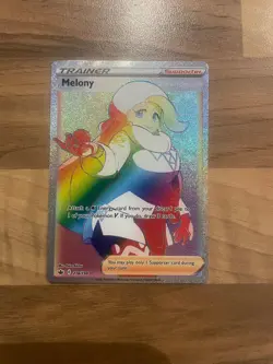 Pokemon Card Melony 218/198 Secret Rainbow Rare Chilling Reign Near Mint - Image 1