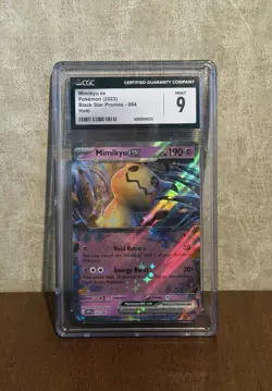 CGC 9 Mimikyu ex Black Star Promos 004 Holo Promo Pokemon Card 2023 ENG - Image 1