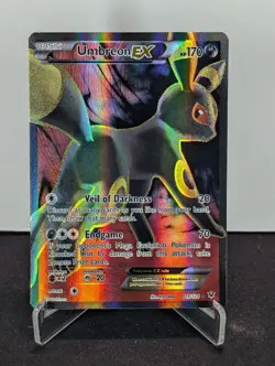 Pokemon Umbreon EX (Full Art) 119/124 Fates Collide Full Art NM - Image 1