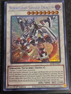 Yu-Gi-Oh! Borreload Savage Dragon 1st Ed. MP20-EN017 Prismatic Secret NM x1 - Image 1