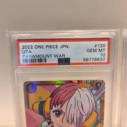 ONE PIECE PSA10 Uta OP02-120 & UTA-011 Premium Card Collection Japan Cards - Image 2
