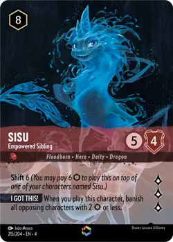 Disney Lorcana | Sisu - Empowered Sibling (Enchanted) | 215/204 | Ursula's Re... - Image 1