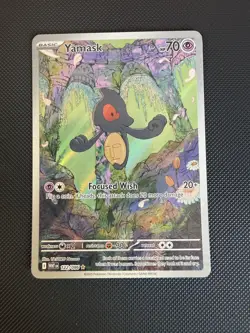 Pokemon Card Yamask 122/086 White Flare Illustration Rare Near Mint - Image 1