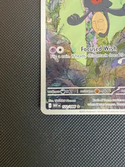 Pokemon Card Yamask 122/086 White Flare Illustration Rare Near Mint - Image 5