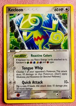 Kecleon 37/92 Non Holo | EX Legend Maker | 2006 Komiya Pokemon TCG Card | LP/NM - Image 1