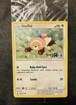 Toys R Us Promo Holo 3-Card Lot English Meowth Clefairy Stufful + free Mewtwo - Image 2