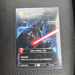 Darth Vader Meet Your Destiny Star Wars Unlimited Event Exclusive Card ENG UK - Image 1