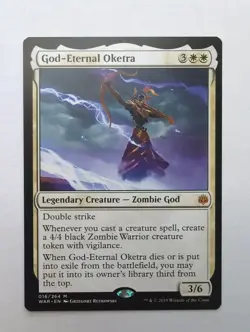 MTG God-Eternal Oketra (WAR) War Of The Spark Regular Mythic 016/264 - Image 1