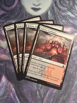MTG Ravnica Remastered C Rakdos Guildgate #0284 PLAYSET 4X X4 - Image 1