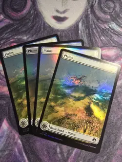 MTG - 4x -(FOIL) Plains (0304) - Modern Horizons 3 (MH3) NM - Image 1