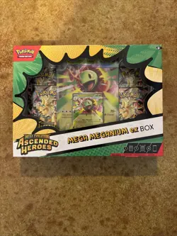 3 Pokemon TCG Ascended Heroes Mega ex Box Bundle Feraligatr Emboar Meganium New - Image 4