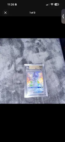 Pokemon 2019 Hidden Fates Shiny Vault Mewtwo GX SV59/SV94 Holo BGS 9.5 - Image 2