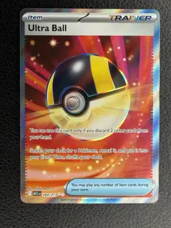 Pokemon Ultra Ball 264/217 ASCR Trainer-Item Full Art Holo English Standard - Image 1