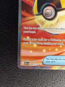 Pokemon Ultra Ball 264/217 ASCR Trainer-Item Full Art Holo English Standard - Image 5