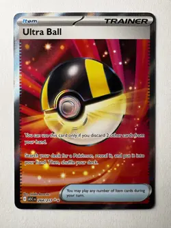 Ultra Ball 264/217 – Pokemon ME Ascended Heroes Ultra Rare Full Art Holo Trainer - Image 1