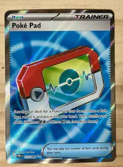 Pokemon TCG - Poke Pad 113/088 Ultra Rare Full Art Trainer - Perfect Order - NM - Image 1