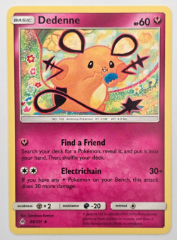 Dedenne 88/131 Uncommon Forbidden Light Pokemon Near Mint - Image 1