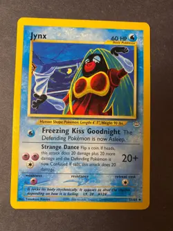Jynx 31/64 Uncommon Neo Revelation Pokemon Unlimited - Image 1