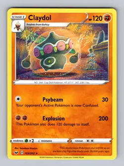 Claydol 103/202 Rare Sword & Shield Pokemon Near Mint - Image 1