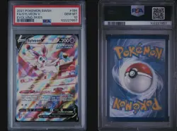 Sylveon V Evolving Skies 184/203 Alt Art Pokemon PSA 10 GEM MT - Image 1