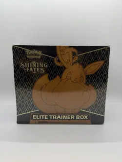 Pokemon TCG Sword & Shield Shining Fates Factory Sealed Elite Trainer Box - Image 1